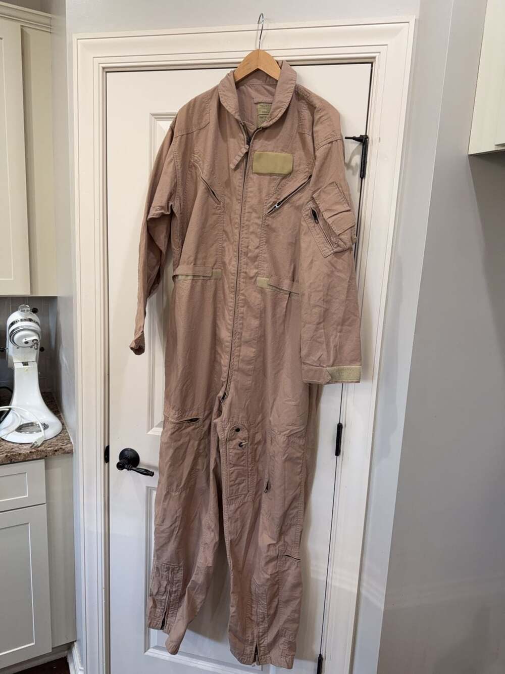 Barrier Wear US Military CWU-27/P Flyers Coveralls Tan Size 46L